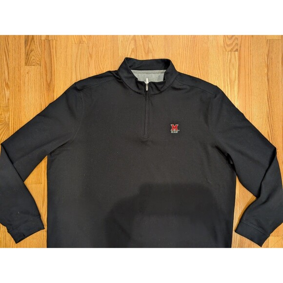Miami University Ohio Redhawks Johnnie-O Sully 1/4 Zip Pullover Performance  2XL - Picture 6 of 13